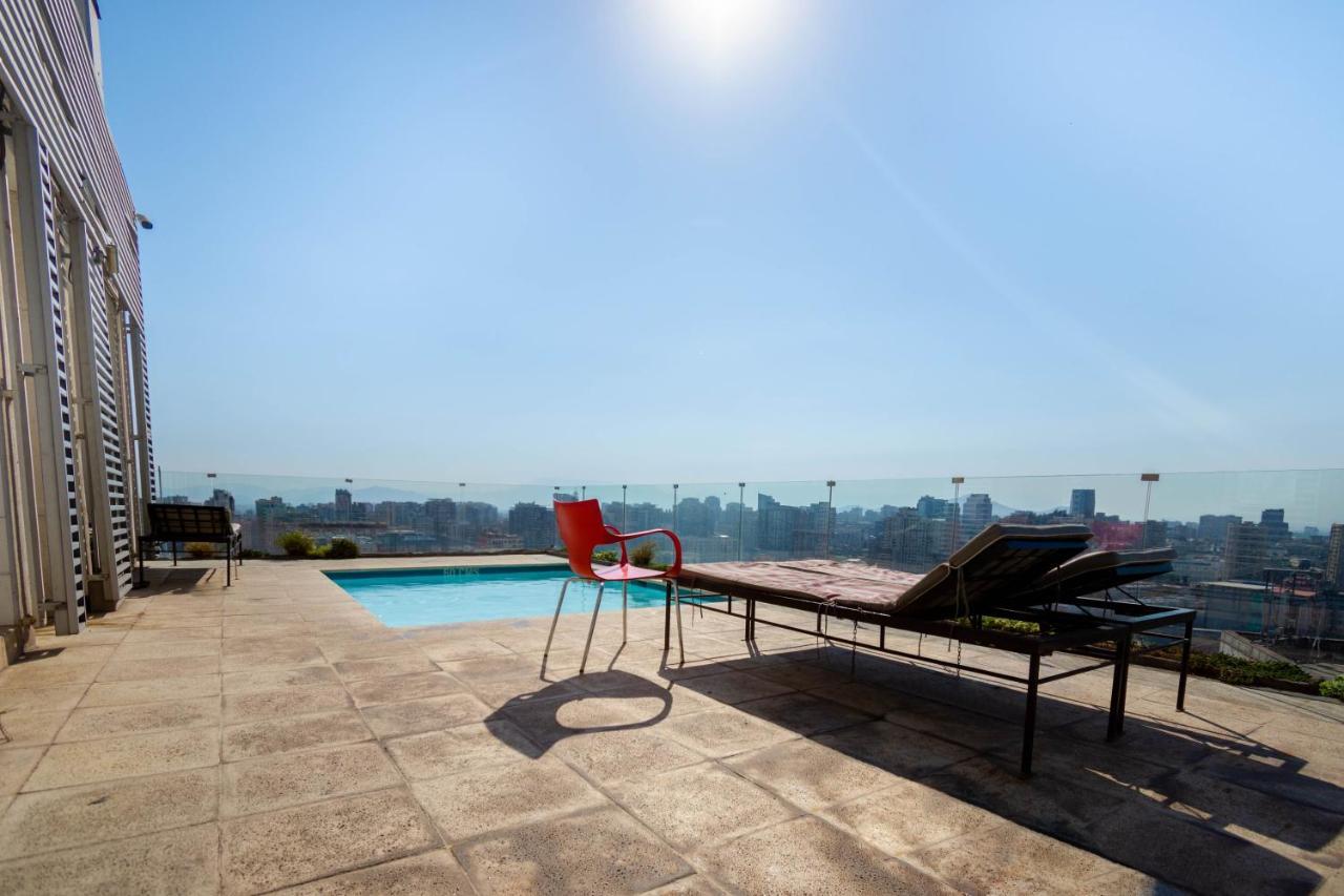 Tribeca Twin Room - Studio With Pool, Wifi, Ac Santiago Ngoại thất bức ảnh