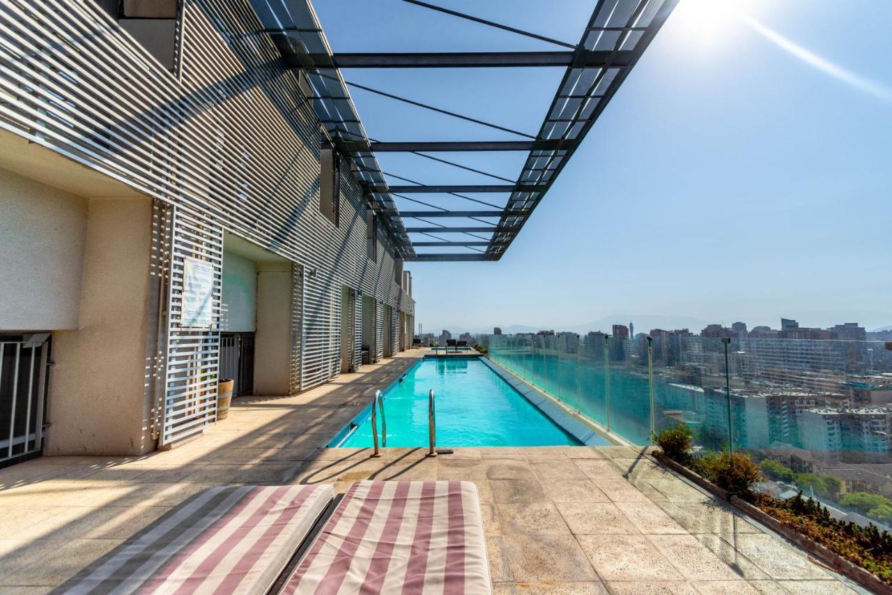 Tribeca Twin Room - Studio With Pool, Wifi, Ac Santiago Ngoại thất bức ảnh